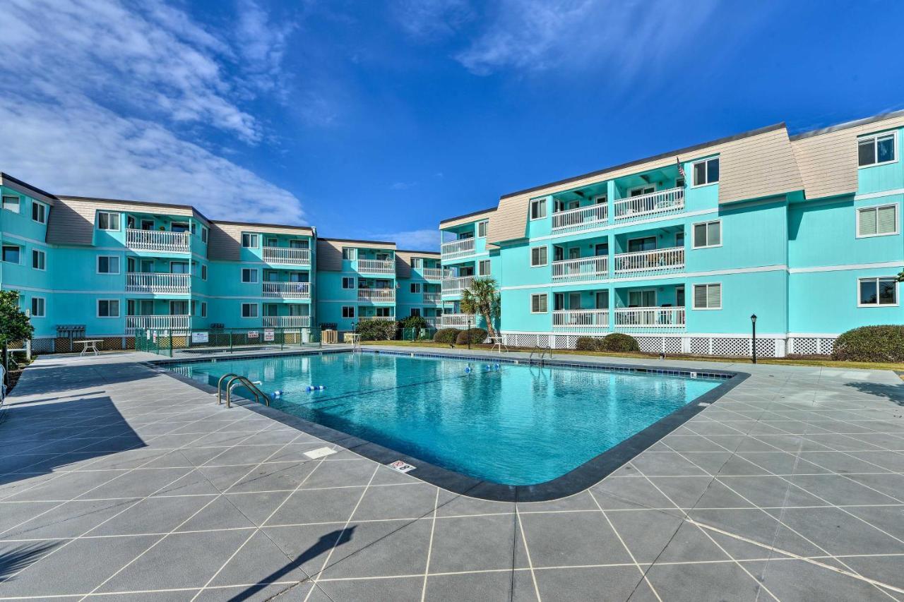 Walk To Beach Ocean-View Atlantic Beach Condo! Buitenkant foto
